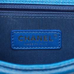مملوكة مسبقًا Chanel Sunset on the Sea Small Blue Quilted Caviar Leather Bag