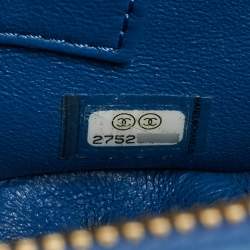 Pre Owned حقيبة شانيل جلد مبطن أخضر متوسطة تريندي سي سي بولينغ