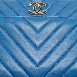 Pre Owned حقيبة شانيل جلد مبطن أخضر متوسطة تريندي سي سي بولينغ