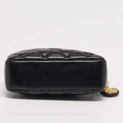 مملوكة مسبقًا Chanel CC Mini Black Quilted Leather Camera Bag