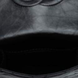 Pre Owned حقيبة شانيل فلاب المدينة المدرسية جلد العجل معتق صغير سوداء