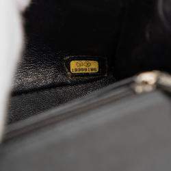 مملوكة مسبقًا Chanel Black Mini Square Classic Patent Single Flap