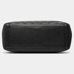 Pre Owned حقيبة تسوق كبيرة شانيل كافيار سوداء