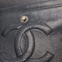 Pre Owned Chanel Medium Patent Classic Double Flap Bag