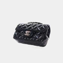 ممل وكة مسبقًا Chanel Mini Patent Rectangular Classic Single Flap Bag