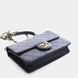 مملوكة مسبقًا Chanel Goatskin Chic Pearls Flap Bag