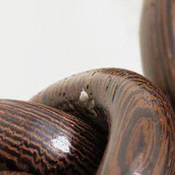 Pre Owned Chanel Yellow Mini Square Lambskin Wenge Wood Flap