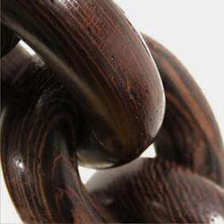 Pre Owned Chanel Yellow Mini Square Lambskin Wenge Wood Flap