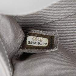 Pre Owned Chanel Small Chevron Stitched Calfskin Boy Flap