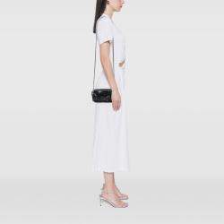 مملوكة مسبقًا Chanel Black CC Calfskin and Sequin Double Zip Wallet on Chain