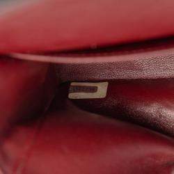 Pre Owned Chanel Black Medium Classic Lambskin Double Flap