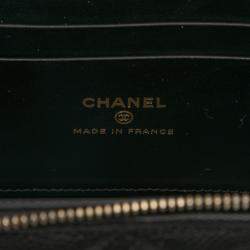 مملوكة مسبقًا حقيبة شانيل فانتي كيسينو صغيرة مبطنة كافيار سوداء بسلسلة