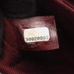 مملوكة مسبقًا حقيبة جلد شانيل كوكو ماتلاسي ذات غطاء بمقبض فضي