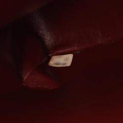 Pre Owned حقيبة كتف شانيل ماتلاس كبيرة علامة كوكو من جلد الحمل أسود