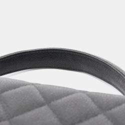 Pre Owned حقيبة شانيل ماتلاسي جلد عجل محبب كافيار أسود