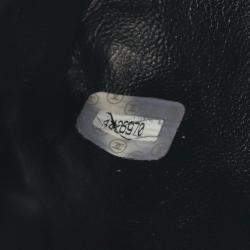 Pre Owned حقيبة شانيل ماتلاسي جلد عجل محبب كافيار أسود