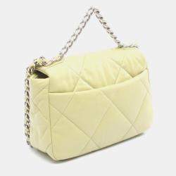 Pre Owned حقيبة شانيل بوي شانيل كتف جلد أخضر