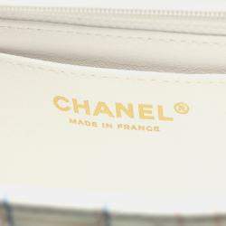 مملوكة مسبقًا Chanel Mini Matelasse 20 Shoulder Bag Leather White Multicolor