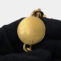 مملوكة مسبقًا حقيبة كتف شانيل سلسلة بعلامة كوكو وجلد خروف شيفرون