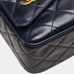 مملوكة مسبقًا حقيبة شانيل ماتلاس كو كو مارك سلسلة شرابة كتف جلد أحمر بحري