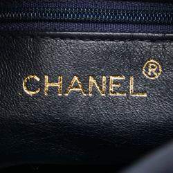 مملوكة مسبقًا حقيبة شانيل ماتلاس كو كو مارك سلسلة شرابة كتف جلد أحمر بحري