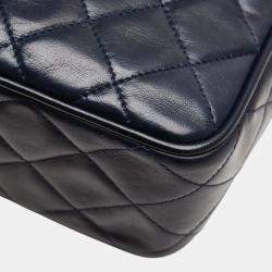 مملوكة مسبقًا حقيبة شانيل ماتلاس كو كو مارك سلسلة شرابة كتف جلد أحمر بحري