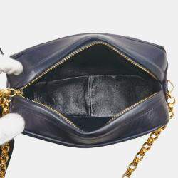 مملوكة مسبقًا حقيبة شانيل ماتلاس كو كو مارك سلسلة شرابة كتف جلد أحمر بحري