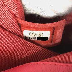 Pre Owned Chanel Coco Mark Matelasse Quilted Chain Tote Bag/Handbag In Lambskin Pink