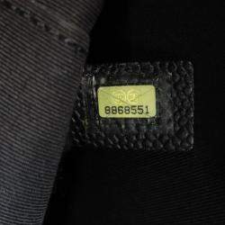 Pre Owned حقيبة توت سلسلة شانيل GTS مع علامة كوكو ومكونات ذهبية جلد العجل محبب