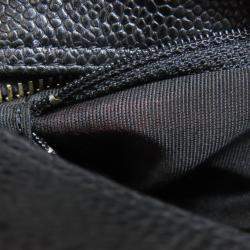 Pre Owned حقيبة شانيل بوسطن صغيرة ماتيلس ذهبية المعدات جلد العجل المحبب