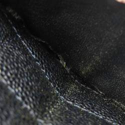 Pre Owned حقيبة شانيل بوسطن صغيرة ماتيلس ذهبية المعدات جلد العجل المحبب