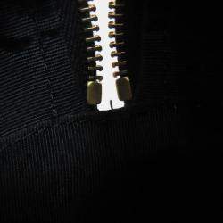 Pre Owned حقيبة شانيل بوسطن صغيرة ماتيلس ذهبية المعدات جلد العجل المحبب