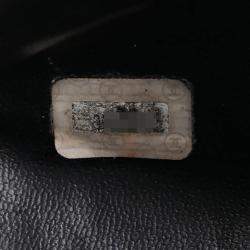 Pre Owned حقيبة كتف شانيل كوكو مارك سلسلة جلد حمل أسود