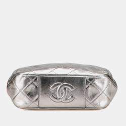 مملوكة مسبقًا حقيبة كتف سلسلة شانيل ماتلاسيه قفل مارك كوكو جلد خروف فضي