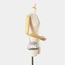 مملوكة مسبقًا حقيبة كتف سلسلة شانيل ماتلاسيه قفل مارك كوكو جلد خروف فضي