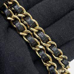 Pre Owned محفظة شانيال سلسلة جلد الكافيار مارك كوكو كلاسيك أسود