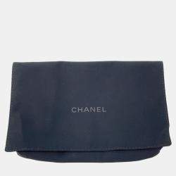 Pre Owned محفظة شانيال سلسلة جلد الكافيار مارك كوكو كلاسيك أسود