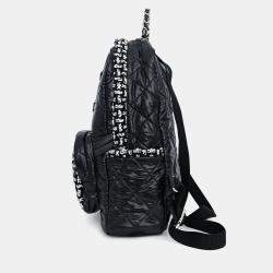 مملوكة مسبقًا Chanel 2020 Black Nylon/Tweed Backpack