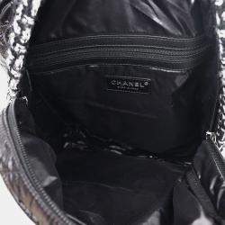 مملوكة مسبقًا Chanel 2020 Black Nylon/Tweed Backpack