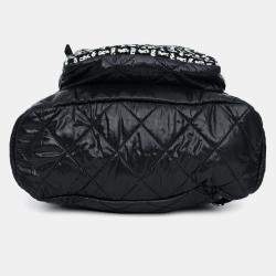 مملوكة مسبقًا Chanel 2020 Black Nylon/Tweed Backpack