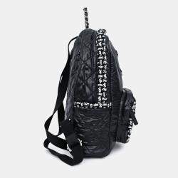 مملوكة مسبقًا Chanel 2020 Black Nylon/Tweed Backpack