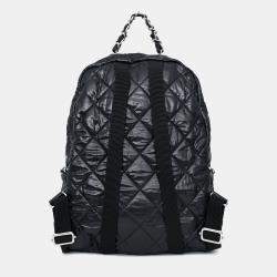 مملوكة مسبقًا Chanel 2020 Black Nylon/Tweed Backpack