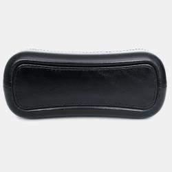 Pre Owned Chanel 2017-18 White/Black Lambskin Small Gabrielle Chain Bag