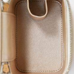 مملوكة مسبقًا Chanel 2022 White Lambskin Mini Vanity On Chain