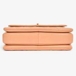 مملوكة مسبقًا Chanel 2017 Tan Lambskin Leather Small 'Trendy' Bag