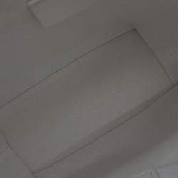 Pre Owned Chanel White Leather Caviar Business Affinity Mini Chain Bucket Crossbody Bag