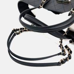 Pre Owned Chanel Black Leather Chain Shoulder Bag