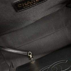 Pre Owned Chanel Black Leather Chain Shoulder Bag