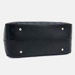 Pre Owned Chanel Black Leather Chain Shoulder Bag