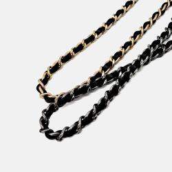 Pre Owned Chanel Navy Blue Leather Gabrielle Backpack Medium